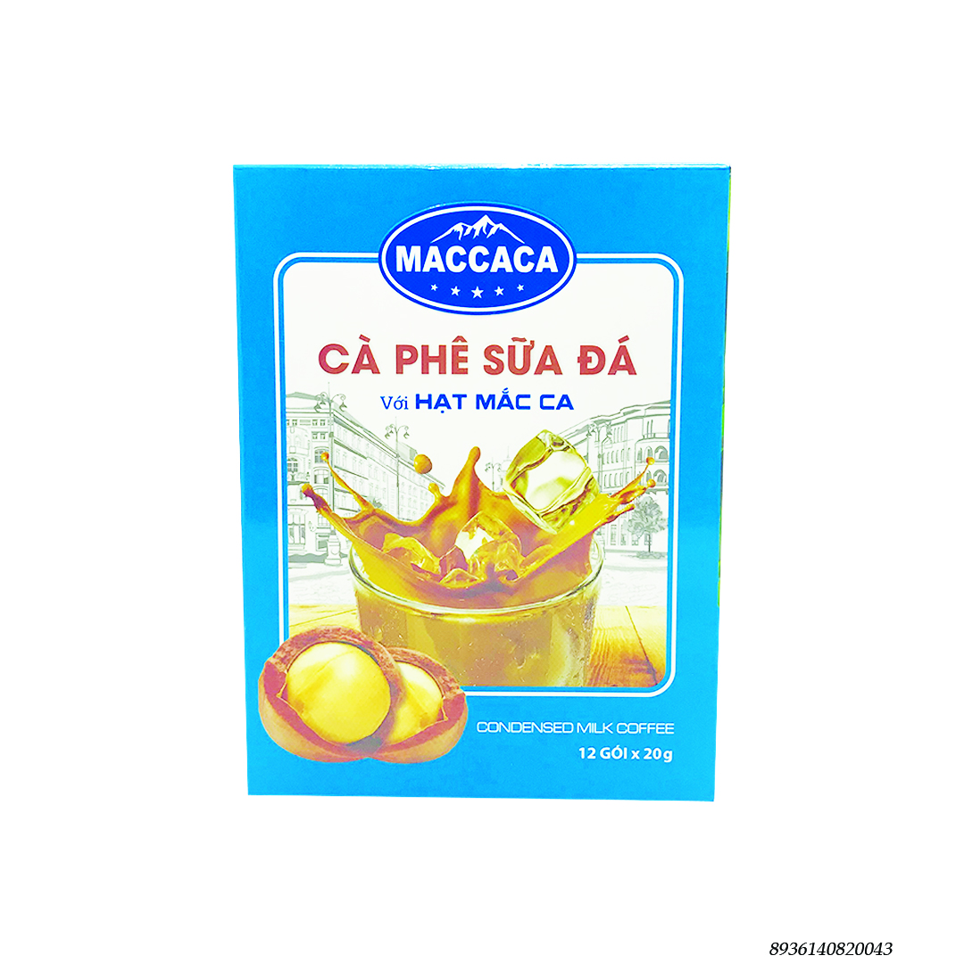 Cà Phê Dừa Maccaca 20g x 12goi